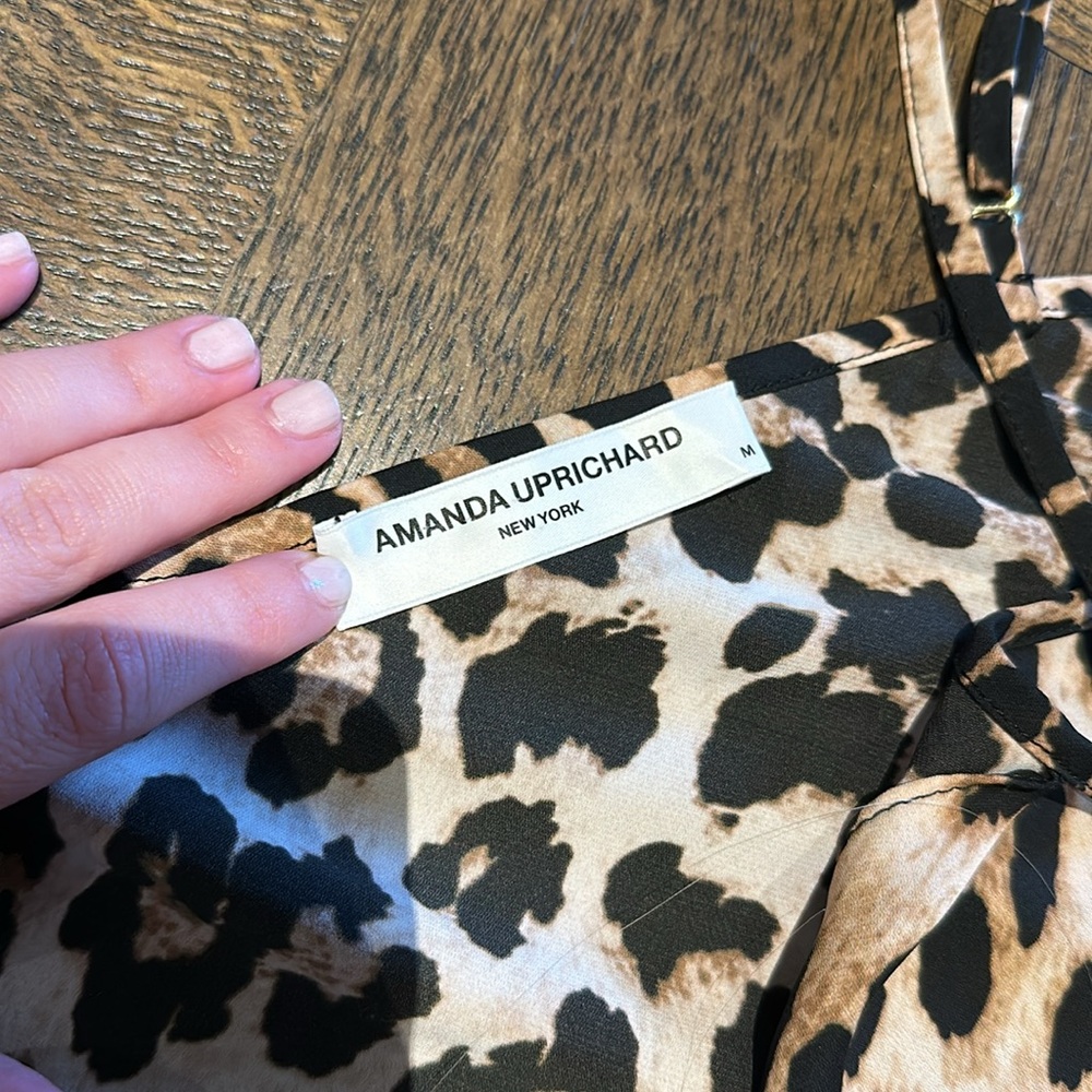 Amanda Uprichard Ansonia Leopard Slip Dress - Picture 4 of 7